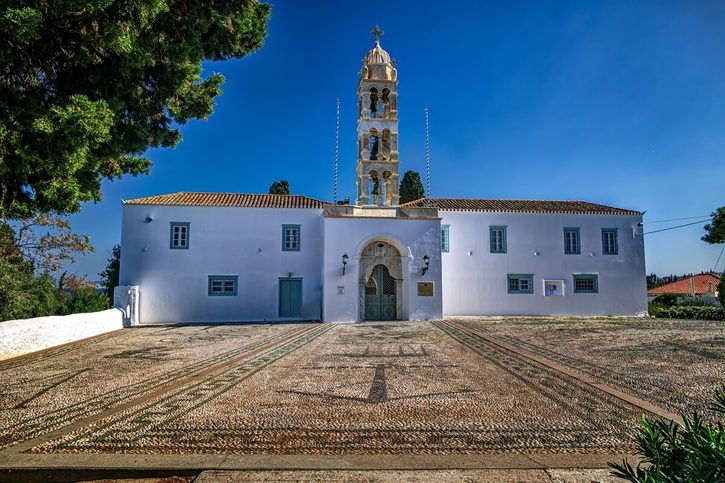 Spetses - Kostel Agios Nikolaos