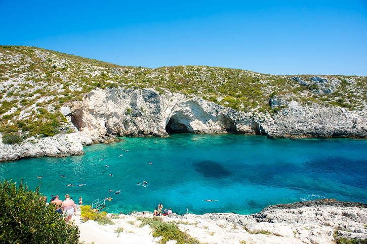 Zakynthos - Zátoka Porto Limnionas