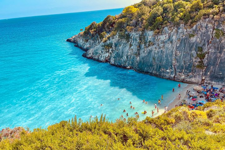 Zakynthos - Pláž Xigia