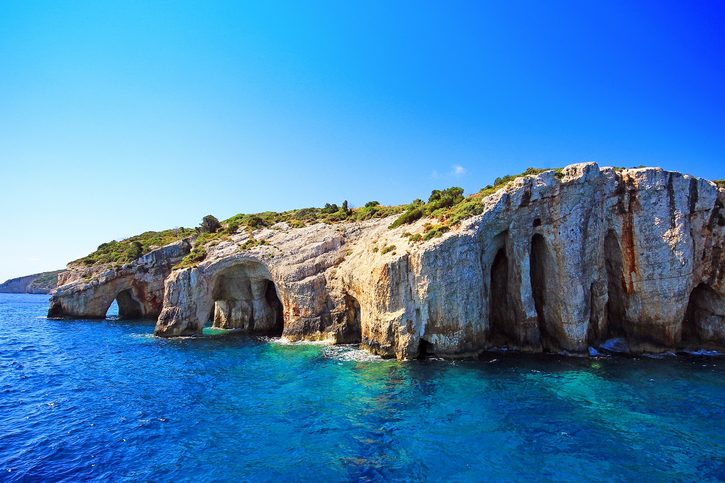 Zakynthos - Modré jeskyně 