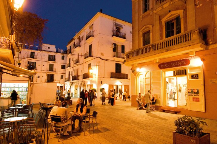 Večerní život na Ibize, Španělsko
