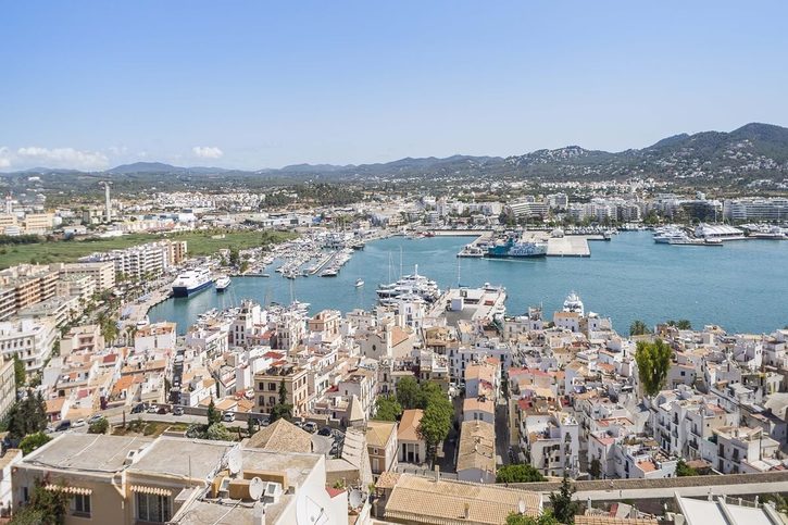 Ibiza - Pohled na přístav 