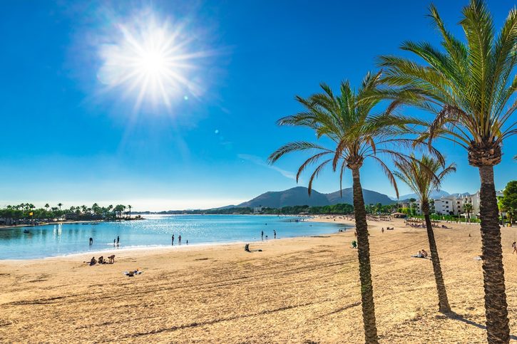 Alcúdia - Výhled na Platja d'Alcudia