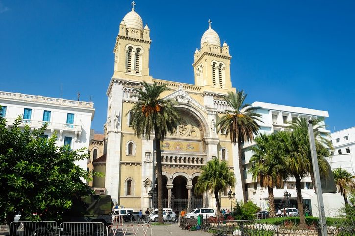 Tunis - Katedrála svatého Vincence z Pauly 