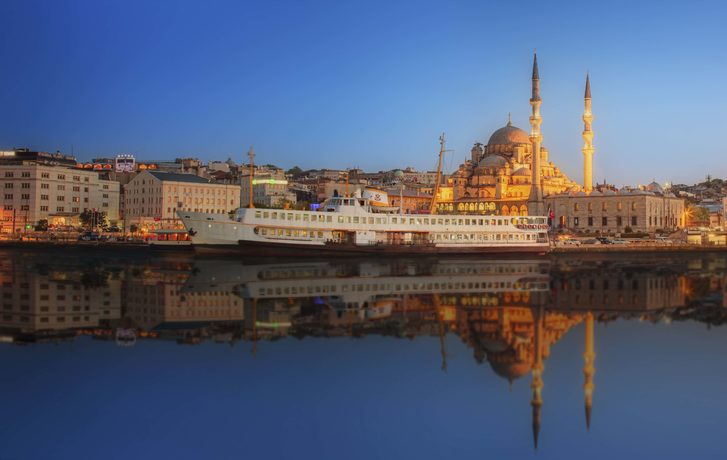 Istanbul hlavní město Turecka, východní turistické město