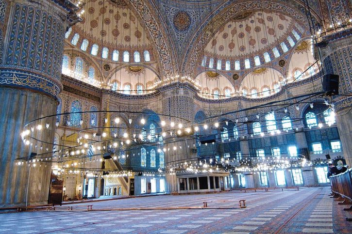 Istanbul - Modrá mešita (Sultanahmet Camii) 