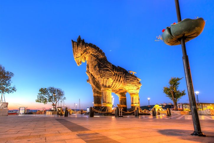 Çanakkale - Socha Trojského koně