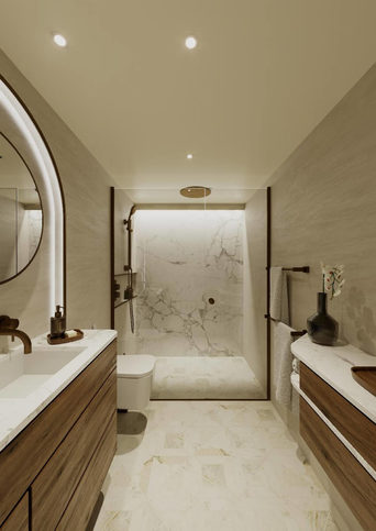 Apartmá Skylight Infinite Balcony Suite, koupelna - Celebrity Seeker