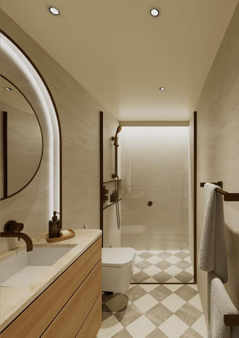 Kajuta s výhledem  River View, koupelna - Celebrity Wanderer