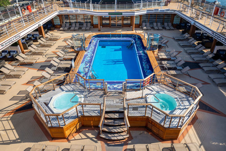 Otevřená paluba - Queen Elizabeth