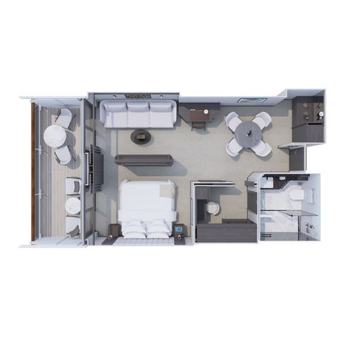 Deluxe Penthouse, plánek - Explora I