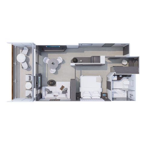 Premier Penthouse, plánek - Explora I