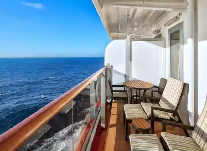 Signature Suite, balkon - Zuiderdam