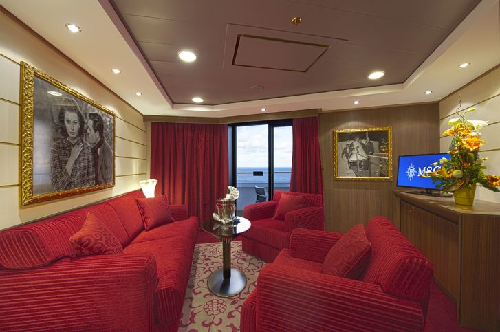 Třílůžkové Apartmá Royal Suite (YC3) - MSC Divina