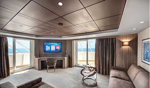 Čtyřlůžkové Rodinné apartmá Yacht Club Executive Suite (YCT) - MSC Grandiosa