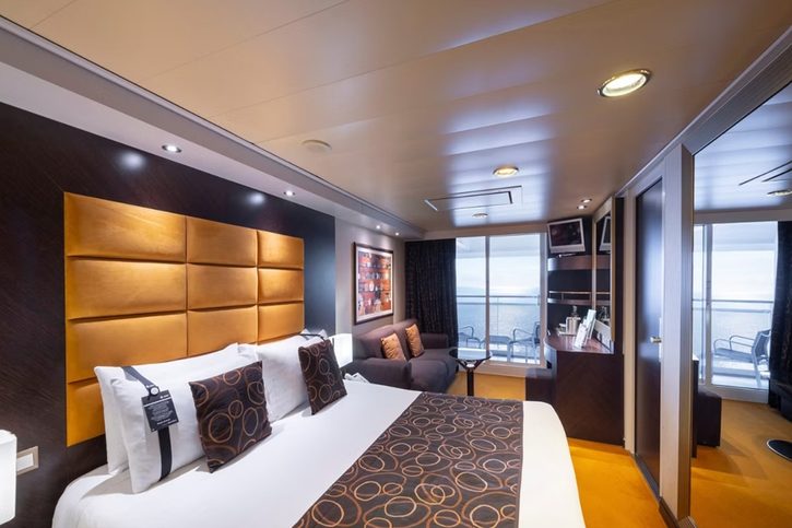 Kajuta Deluxe s balkonem s omezeným výhledem - MSC Preziosa