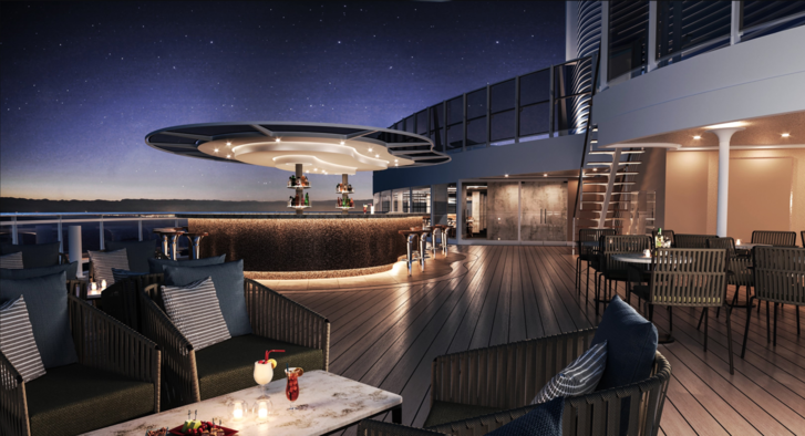 Rooftop Sky Bar - MSC Seashore 