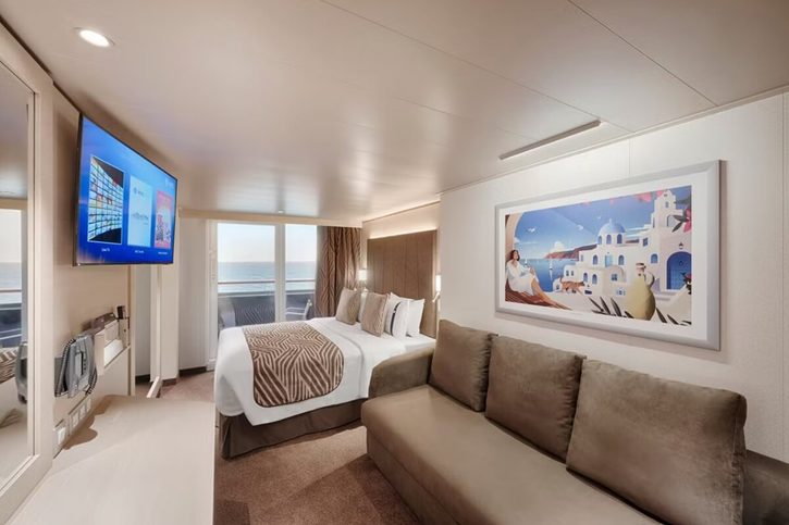 Kajuta Deluxe s balkonem - MSC World Asia