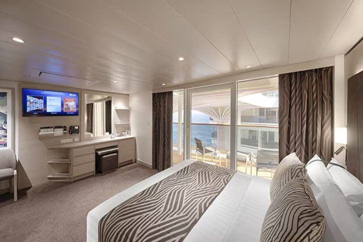 Apartmá Junior Aurea s výhledem na promenádu a oceán - MSC World Atlantic