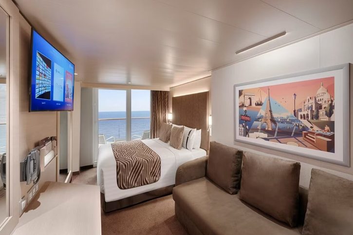 Kajuta Aurea s balkonem - MSC World Atlantic