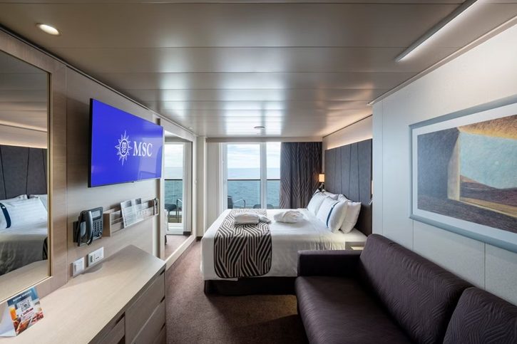 Kajuta Premium Aurea s balkonem (BGA) - MSC World Europa