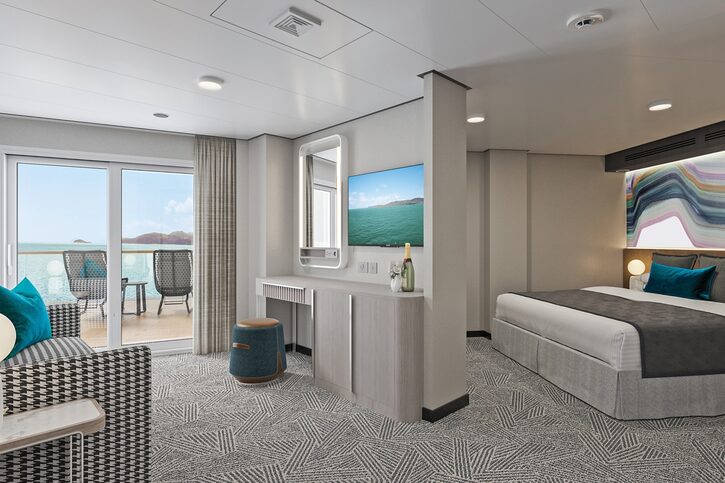 Apartmá s velkým balkonem na zádi (SH) - Norwegian Bella