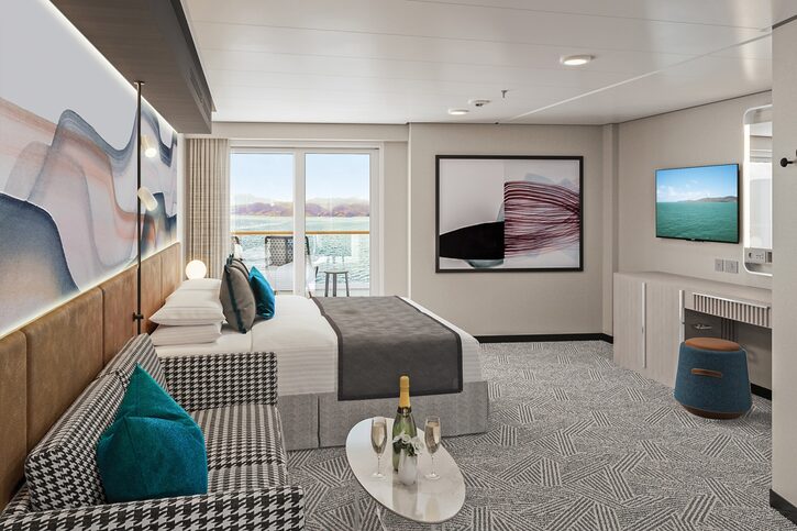 Rodinné apartmá s hlavní ložnicí a balkonem (SR, SL) - Norwegian Bella