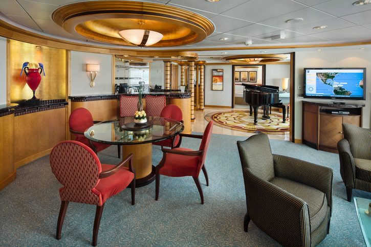 Royal Suite, obývací část - Adventure of the Seas