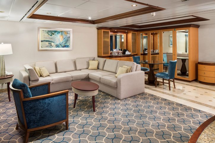 Owner´s Suite, obývací část - Jewel of the Seas
