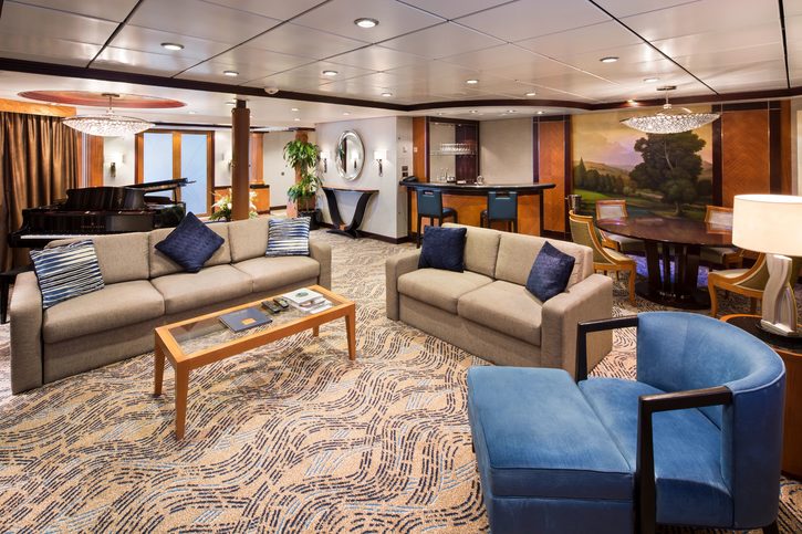 Royal Suite, obývací část - Navigator of the Seas