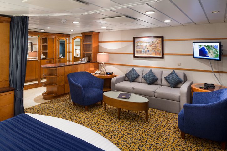 Grand Suite, obývací část - Radiance of the Seas