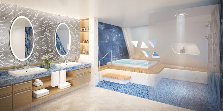 Royal Loft Suite, koupelna - Utopia of the Seas