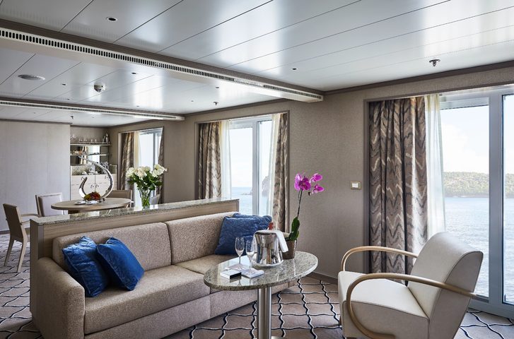 Owner´s Suite, obývací část - Silver Shadow