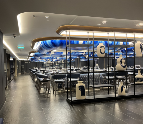 Naše inaugurační plavba na lodi norwegian aqua - 2 restaurace na lodi 2