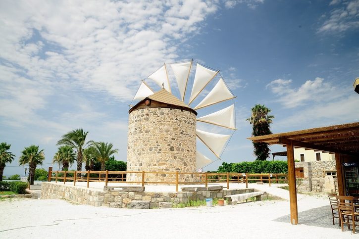 Kos - Větrný mlýn Antimachia 