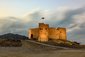 Nádherný pohled na pevnost Fujairah ve Spojených arabských emirátech