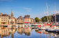 Město Honfleur se starým přístavem, Francie