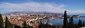 Panoramatický výhled na město Split, Chorvatsko