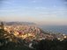 Letecký pohled na město Salerno, Itálie