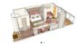 Pětilůžkové Apartmá Deluxe Suite (YC1), nákres - MSC Seashore