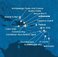 Dominikánská republika, Zámořské území Velké Británie, Svatá Lucie, Barbados, Guadeloupe, Svatý Kryštof a Nevis, Britské Panenské ostrovy z La Romany na lodi Costa Fascinosa