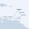 Guadeloupe, Bonaire, Curacao, Grenada, Barbados, Martinik z Pointe-à-Pitre, Guadeloupe na lodi Costa Fascinosa