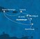 Guadeloupe, Svatý Kryštof a Nevis, Antigua a Barbuda, Britské Panenské ostrovy, Dominikánská republika, Martinik z Pointe-à-Pitre, Guadeloupe na lodi Costa Favolosa