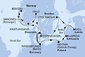 Německo, Norsko, Dánsko, Polsko, Litva, Lotyšsko, Švédsko z Warnemünde na lodi MSC Magnifica