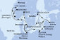 Německo, Polsko, Litva, Lotyšsko, Švédsko, Dánsko, Norsko z Warnemünde na lodi MSC Magnifica