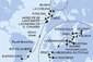 Argentina, Brazílie, Španělsko, Portugalsko, Francie, Německo, Polsko, Estonsko, Finsko, Švédsko, Dánsko z Buenos Aires na lodi MSC Splendida