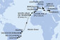 Brazílie, Španělsko, Maroko, Itálie, Řecko, Turecko ze Santosu na lodi MSC Divina