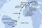 Brazílie, Kapverdy, Portugalsko, Maroko, Španělsko, Francie, Itálie ze Santosu na lodi MSC Seaview
