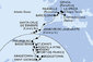 Itálie, Francie, Španělsko, Svatý Martin, Svatý Kryštof a Nevis, Svatý Vincenc a Grenadiny, Barbados, Grenada, Martinik, Guadeloupe, Antigua a Barbuda, Dominika z Janova na lodi MSC World Europa