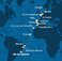 Brazílie, Kapverdy, Španělsko, Maroko, Portugalsko, Francie, Velká Británie, Belgie, Německo z Rio de Janeira na lodi Costa Diadema